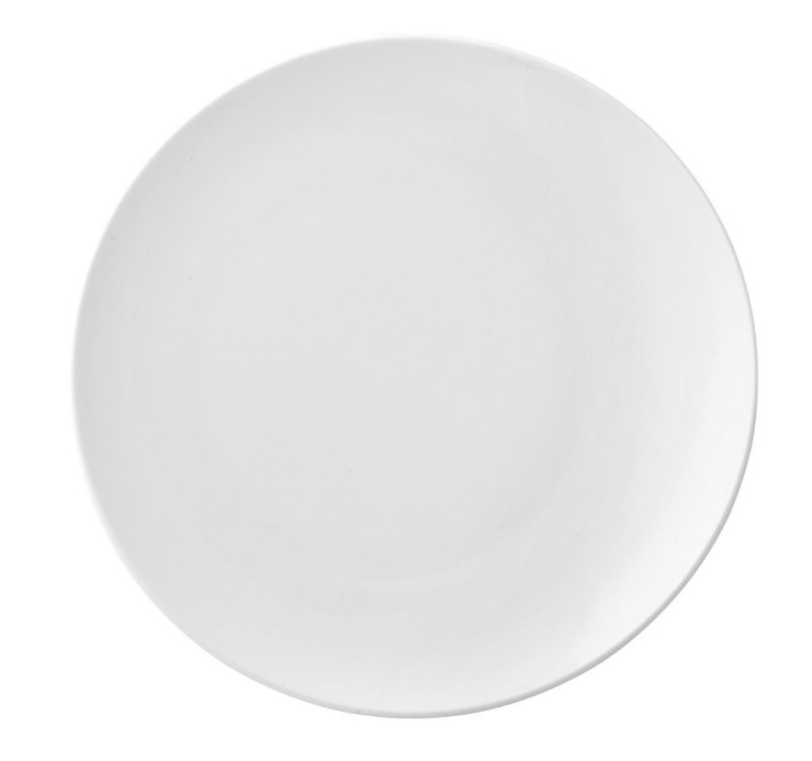 PRATO PORCELANA BRANCA 27 CM