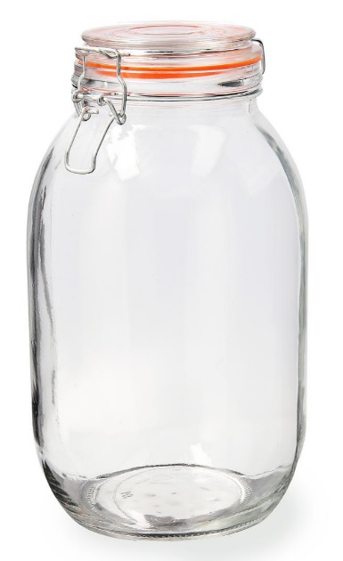 FRASCO VIDRO P/ COMPOTA 3 L 