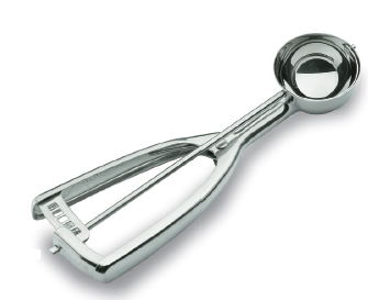 CONCHA INOX C/ MOLA 48MM 30 B/L P/GELADO