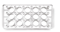 MOLDE POLICARBONATO CONICO REDONDO P/ BOMBONS 27X14X2,5 CM